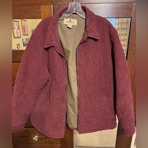 Woolrich Burgundy Quilted Jacket